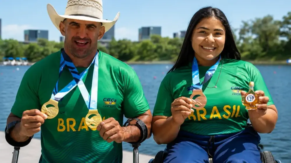 MS leva 3 medalhas na Copa do Mundo de paracanoagem