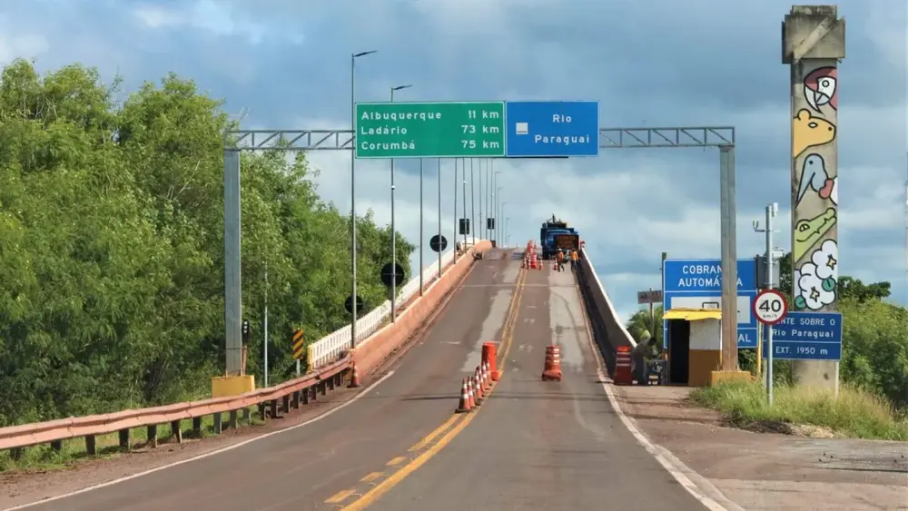 Seilog adia interdição na ponte do Rio Paraguai após Dia dos Pais