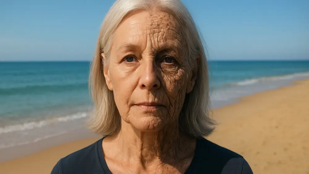 Velha M Night Shyamalan praia envelhecimento rápido mistério