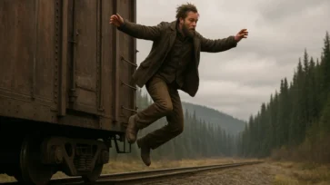 Ator que gravou cena de salto do trem em The Revenant