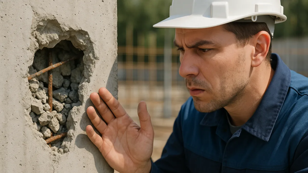 Ninhos de Concretagem: Falhas na Cura do Concreto Ninhos de Concretagem: Falhas na Cura do Concreto