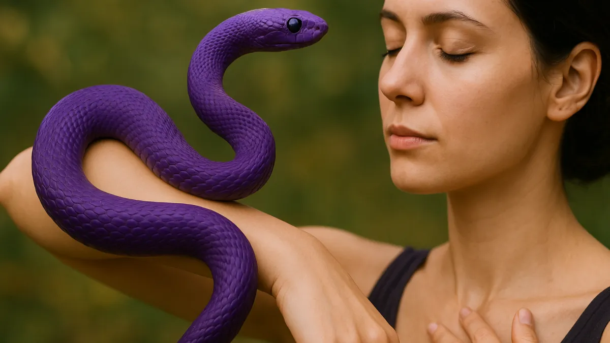Sonhar com cobra roxa: transformação e autocuidado Sonhar com cobra roxa: transformação e autocuidado