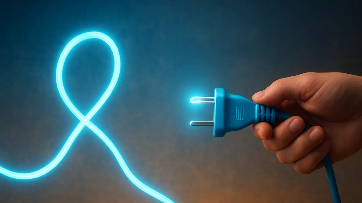 Sonhar com fio de energia: conexões, força e cautela Sonhar com fio de energia: conexões, força e cautela