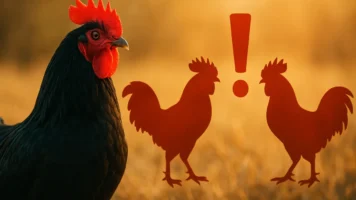 Sonhar com galo preto: liderança, disputas e alerta