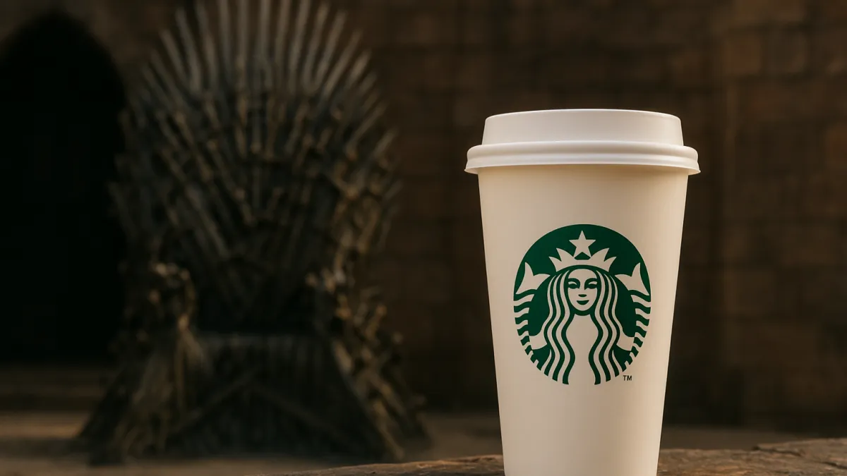 Copo de Starbucks apareceu em Game of Thrones Copo de Starbucks apareceu em Game of Thrones