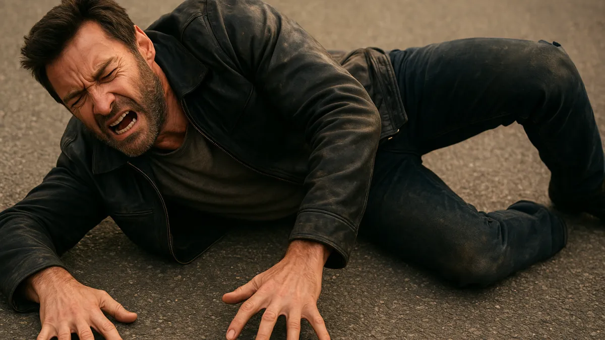 Hugh Jackman sofreu queda em Logan?