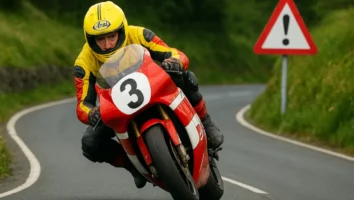 Joey Dunlop TT Ilha de Man motos corrida perigo