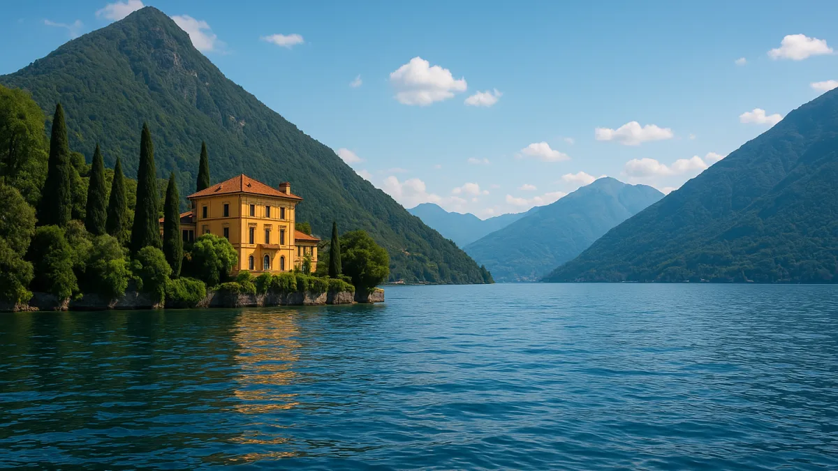 Lago italiano cenografia de Casino Royale? Lago italiano cenografia de Casino Royale?