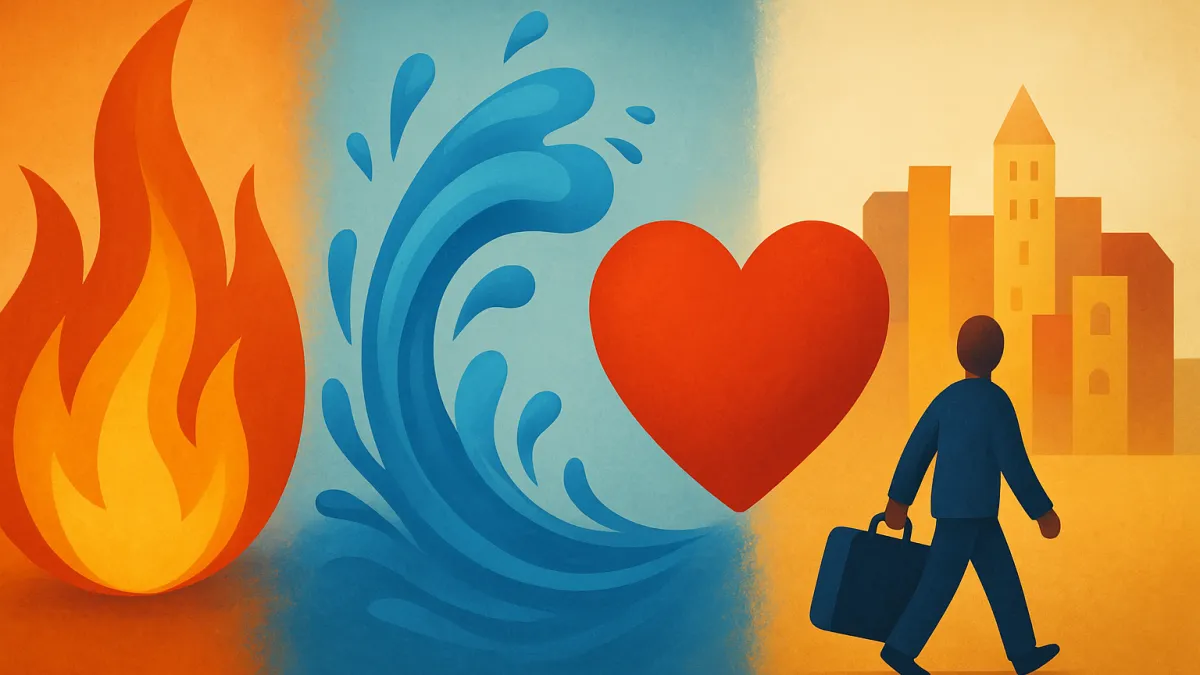 Elementos: Fogo, água, amor e imigração na fascinante Cidade Pixar