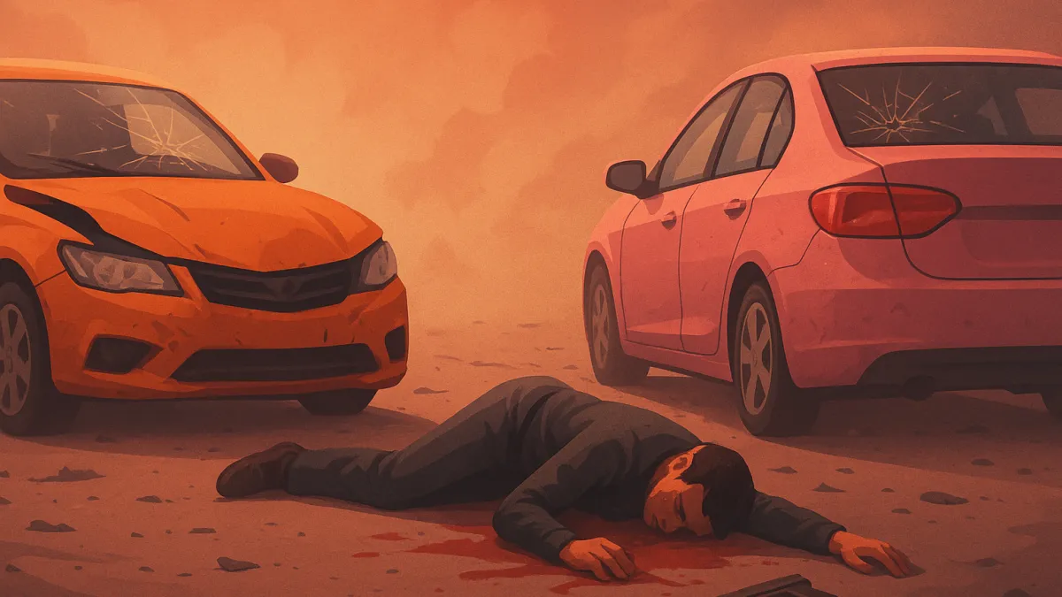 Pink e Orange: Cães de Aluguel, Caos Violento Pós-Assalto