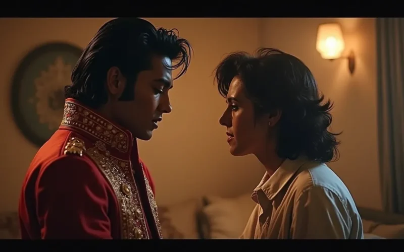 Como o filme sobre Elvis Presley comparado ao do Michael Jackson