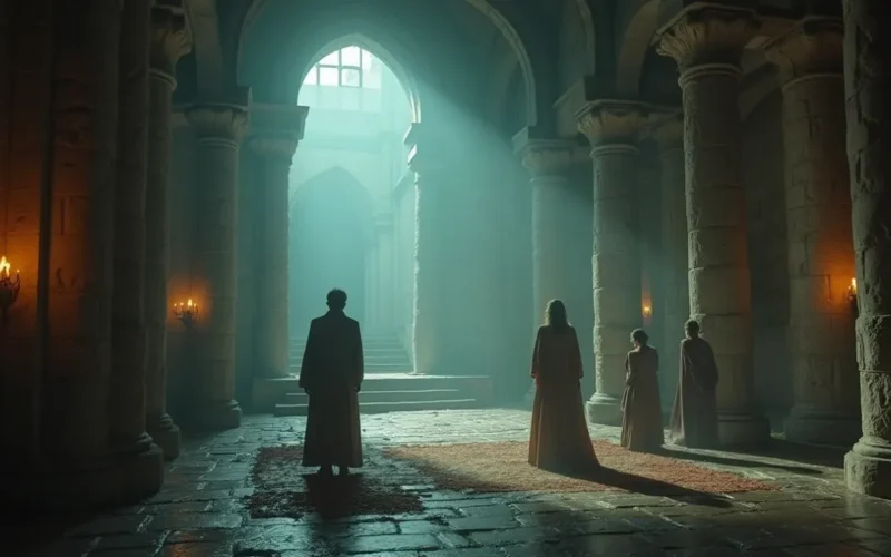 Como os cenários de filmes medievais são construídos hoje