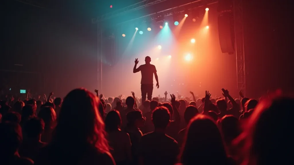 Como os filmes de shows ao vivo são gravados e produzidos